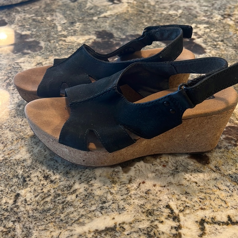 Clarks wedge sandals. Only worn a couple of times.
